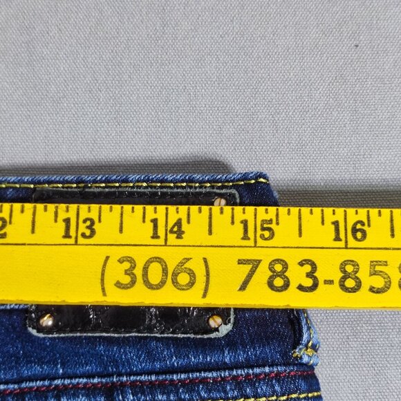 Buffalo Jeans women's sz 30 ink blue colour Selvedge Low rise Straight leg denim - Picture 9 of 13